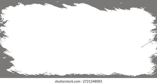 Fondo de marco de papel rasgado. Fondo de pantalla blanco con bordes irregulares. Paquete de elemento grunge rasgado para póster, cuadro de texto, Anuncio. telón de fondo del Vector
