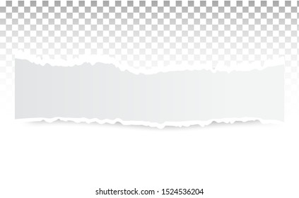 Torn paper holes.  Hole in the sheet of paper on a transparent background for web and print.