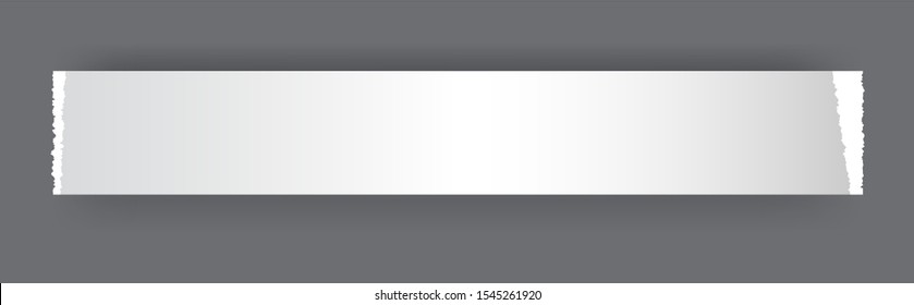 Torn paper holes. Hole in the sheet of paper on a transparent background for web and print