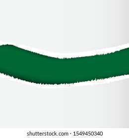 Torn paper holes. Hole in the sheet of paper on a color background for web and print