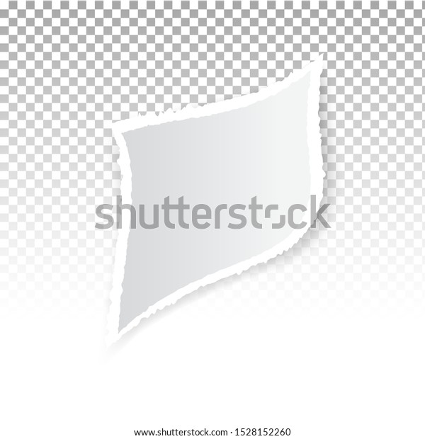 Torn paper holes.  Hole in
the sheet of paper on a transparent background for web and
print.