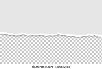 Haft Torn Ripped White Paper Stock Vector (Royalty Free) 1521372053 ...