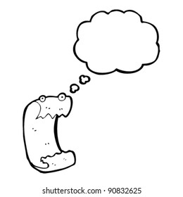 zerrissenes Papiermonster-Cartoon