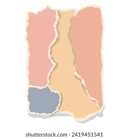 Papiertafel, Papiertornvektor, Tornpapiergrafik, Papiertorn