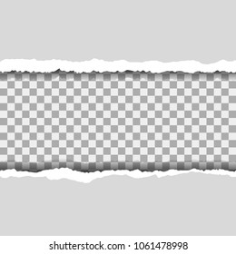 Torn paper pieces background with space for your text. Paper with ripped edges