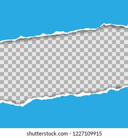 Torn paper pieces background with space for your text. Paper with ripped edges