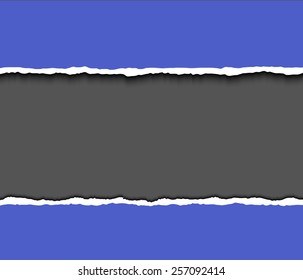 Torn paper pieces background wit space for your text. Vector EPS10 illustration. Design elements - paper with ripped edges
