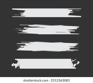 Torn Paper Pieces Vector illustration