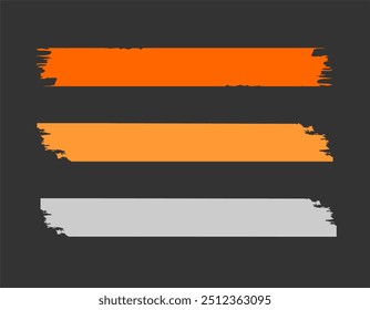 Ilustración vectorial de pedazos de papel rasgados