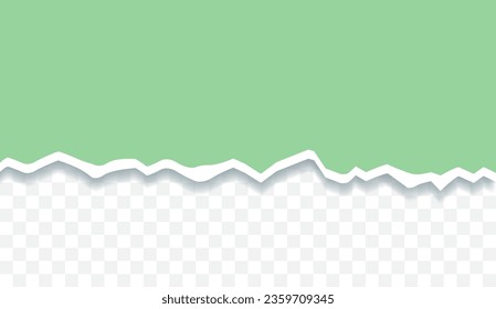 Torn paper rip edge tear page background concept. Vector graphic design illustration