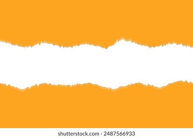 Torn paper with space for your own text. Vector illustration.
