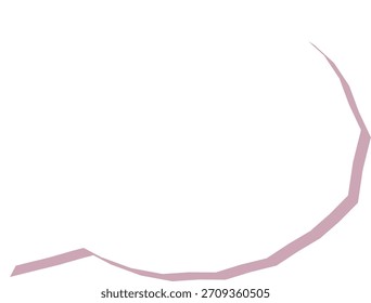 Torn paper speech bubble with ragged edge and flat graphic style, clean negative space. Ripped chatter shape, rough margin contour, poster mockup vibe, bold outline. Cartoon vector illustration