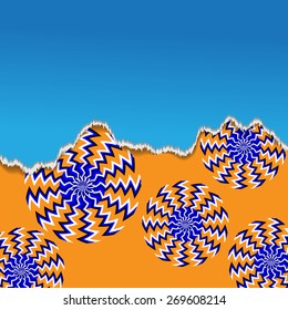 Torn Paper with Spinners