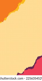 Torn paper story background vector illustration with high-quality textures for comfortable work and creating