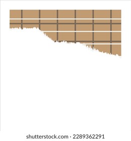 Torn Paper Texture Design Vector