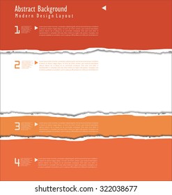 torn paper vector
