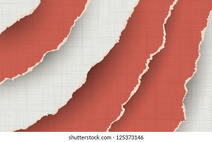 Torn paper vector background