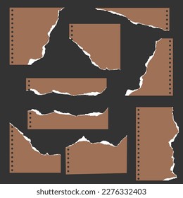 Torn Paper Vector and Illustration. 