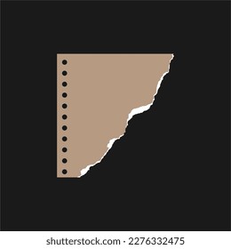 Torn Paper Vector and Illustration. 