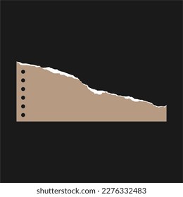 Torn Paper Vector and Illustration. 