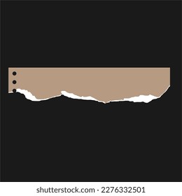 Torn Paper Vector and Illustration. 