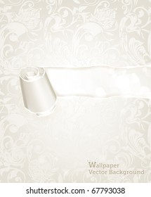 Papel rasgado, Fundo do papel de parede