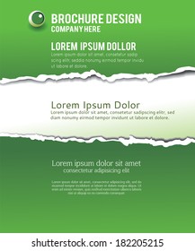Torn paper for your background. Vector illustration
