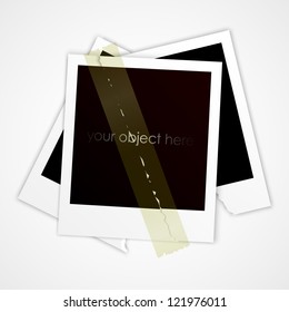torn photo frame for your object