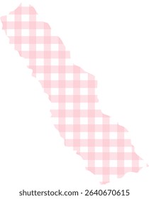 Torn Pink Gingham Washi Tape Sticker – Pastel Journal Element