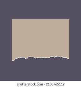  torn ripped paper in half free vector