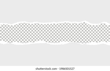 Torn ripped paper vector background