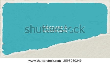 Torn, ripped White and Blue Background paper strips with soft shadow are on squared background for text. Vector illustration