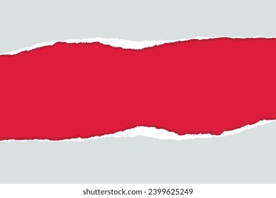 Fondo rojo del papel del rompeolas