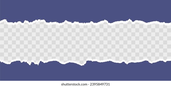 zerrissene Papierblatttexte, realistischer Hintergrund