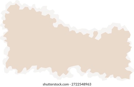 elemento de folha rasgada de papel