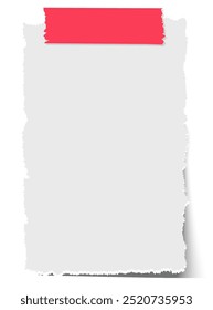 Estilo vazio de papel rasgado