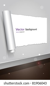 torn wallpaper vector illustration