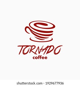 tornado coffe and cafe bakery logo