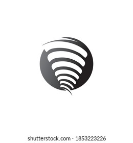 Tornado and cyclone logo symbol vector illustration design