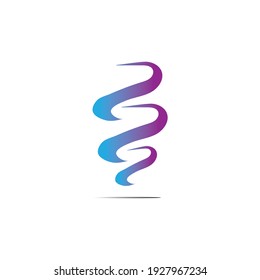 Símbolo de símbolo tornado y ciclón diseño de ilustración vectorial