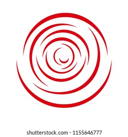 tornado and earthquake sign icon logo