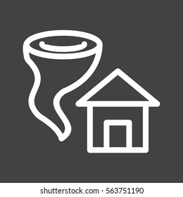 Tornado Hitting House