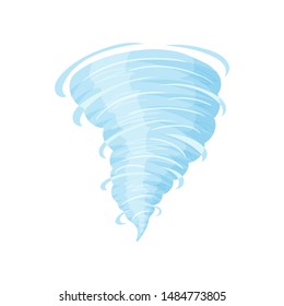 Tornado Hurricane Cyclone Cartoon Flat Style Stock Vector (Royalty Free ...