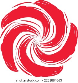 Tornado hurricane new symbol logo icon illustration