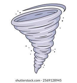 Tornado, Hurricane, typhoon, Natural disaster cartoon