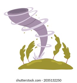 Tornado icon cartoon vector. Storm hurricane. Whirlwind disaster