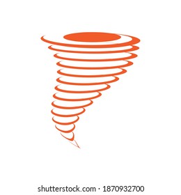 Tornado icon design template vector isolated illustration