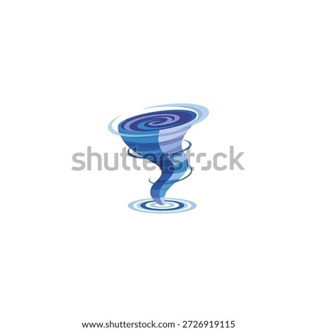 Tornado icon flat vector design.
