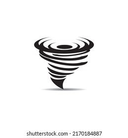 plantilla de diseño vectorial del logotipo del icono del tornado