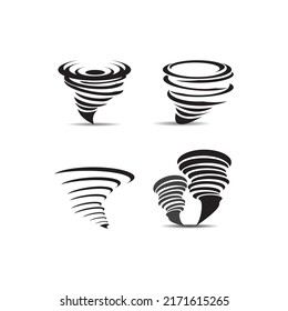 tornado icon logo vector design template